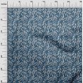 thumbnail image 3 of oneOone Cotton Poplin Medium Blue Fabric Floral Quilting Supplies Print Sewing Fabric By The Yard 56 Inch Wide, 3 of 4
