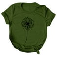 thumbnail image 1 of Hauts Grande Taille pour Femmes Décontractés à Imprimé Manches Courtes Col Rond T-Shirt Ample Blouse Hauts, 1 of 6