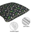 thumbnail image 4 of Throw Pillow Covers, funny Dinosaur eyes Soft Square Pillow Cases with Invisible Zipper for Couch Bed Sofa, Farmhouse Fall Home Decor 16"x16", 4 of 7