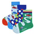 thumbnail image 1 of Happy Socks calcetines para niños unisex, paquete de 3 - caja de regalo, algodón orgánico, mezcla de colores Roadtrip 13-21, 1 of 7