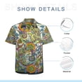 thumbnail image 7 of High Quality Hawaiian Shirts for Men Short Sleeve Aloha Beach Shirt Floral Summer Casual Button Down Shirts Blouses XDMRNW, 7 of 7