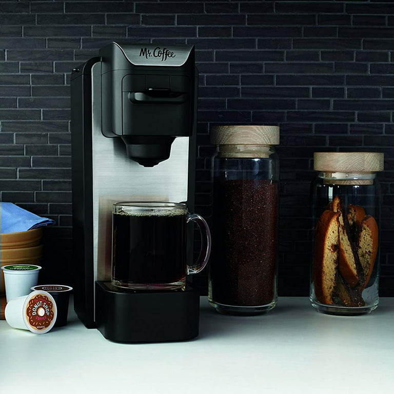 Mr. Coffee Convenient 10 Ounce Single Serve K Cup/Ground Versatile Coffee  Maker 