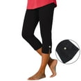 thumbnail image 2 of CHENHANN Capri Leggings For Women 2026 Casual Button Design Knee Length Trousers Summer Comfy Yoga Pants Lightweight Summer Pants Women Black Leggings For Women, 2 of 8