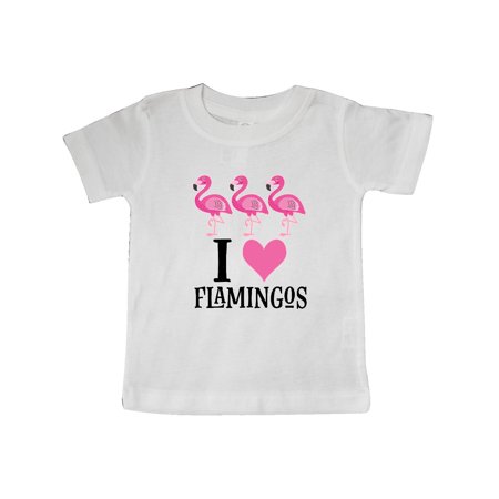 

Inktastic I Love Flamingos Pink Bird Gift Baby Girl T-Shirt