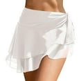 thumbnail image 1 of Women's Beach Bikini Skirt 2 Wear Summer Chiffon Ruffled Skirt, 1 of 5