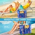 thumbnail image 6 of Livhil Mesh Beach Bag Rope Handles, Mesh Tote Bag for Women Contains Wicker Oversized Beach Tote Bag with 9 Small Pockets  (Jellyfish), 6 of 7