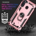 thumbnail image 2 of Samsung A21 Phone Case, Galaxy A21 Phone Case with Screen Protector, Military Grade Protective Cases with Ring for Samsung Galaxy A21 (Rose Gold), 2 of 12