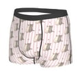thumbnail image 2 of Wukai Heart Cat Print Men’s Underwear Breathable Boxer Briefs,&nbsp;Moisture Wicking & Breathable-Small, 2 of 7