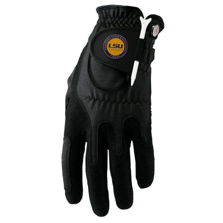 Lsu Golf Merchandise - LSU Tigers Left Hand Golf Glove & Ball Marker Set - Black - OSFM