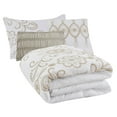 thumbnail image 2 of Modern Threads 5-Piece Sabrina Jacquard Microfiber Comforter Set, Queen, 2 of 8
