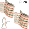 thumbnail image 2 of Paquete de 10 clips para toallas de playa para sillas de playa, tamaño gigante, pinzas de plástico para ropa, pinzas para colgar, artículos grandes para vacaciones en crucero oso de fresa Electrónica, 2 of 6