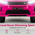 thumbnail image 4 of Qaba 12V  Land Rover Licensed Kids Electric RC Car, Toddler Ride on Toys Gift, Pink, 4 of 10