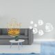 thumbnail image 2 of Estante De Secado De Tazas Giratorio De 360 ​​grados Con Espejo Acrílico, Pegatinas De Pared, Calcomanías De Peces, Organizador Extraíble Para Gabinete, Sala De Estar, Sofá, TV,, 2 of 8