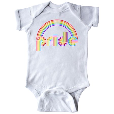 

Inktastic Pride- Rainbow Retro Look Gift Baby Boy or Baby Girl Bodysuit