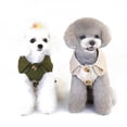 thumbnail image 5 of Pet Dog Clothes Pet British Style Coat For Small Dogs Pet Autumn Winter Warm Clothes Pet Windbreaker Coat Pet Outfit for Dog, 5 of 6