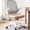 Plastic Base-Beige, variant on CELTOSS Ergonomic Office Chair, Mid Back Mesh Computer Desk Chair, Flip-Up Arms, Adjustable Lumbar Support for Home Office, Black