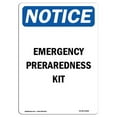 thumbnail image 1 of SignMission OS-NS-A-1218-V-11884 12 x 18 in. OSHA Notice Sign - Emergency Preparedness Kit, 1 of 1