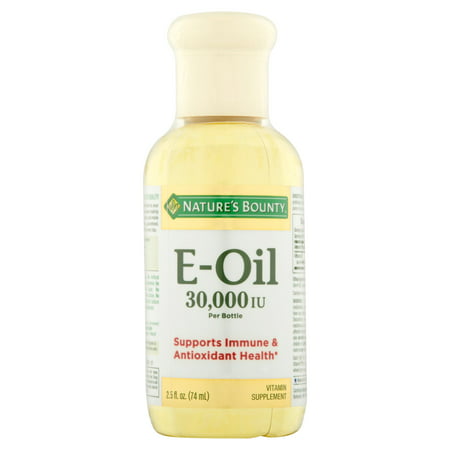 Nature's Bounty Vitamin E Oil, 30000IU, 2.5 Fl Oz (Best Way To Get Vitamin E)