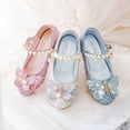thumbnail image 2 of Zapatos de princesa para niñas, moda de primavera y otoño, zapatos de tacón alto, zapatos individuales para niños, zapatos de cristal con mariposas, zapatos de cuero para bebés, otoño, 2 of 6