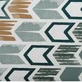 thumbnail image 2 of Simply Daisy, 14" x 20" Arrow Teal Abstract Decorative Outdoor Pillow, 2 of 3