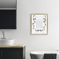 thumbnail image 2 of Stupell Industries Laundry Definition Vintage Bow Gold Framed Floater Canvas Wall Art design by Lettered and Lined, 21 x 17, 2 of 9