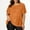 Orange, variant on Plus Size Tops for Women Trendy Casual Orange Short Sleeve Solid Dressy Blouses Womens Tank Tops XXXXL
