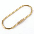 thumbnail image 2 of tooloflife Brass Keychain EDC Portable Keychain Key Ring Golden Decoration, 2 of 2