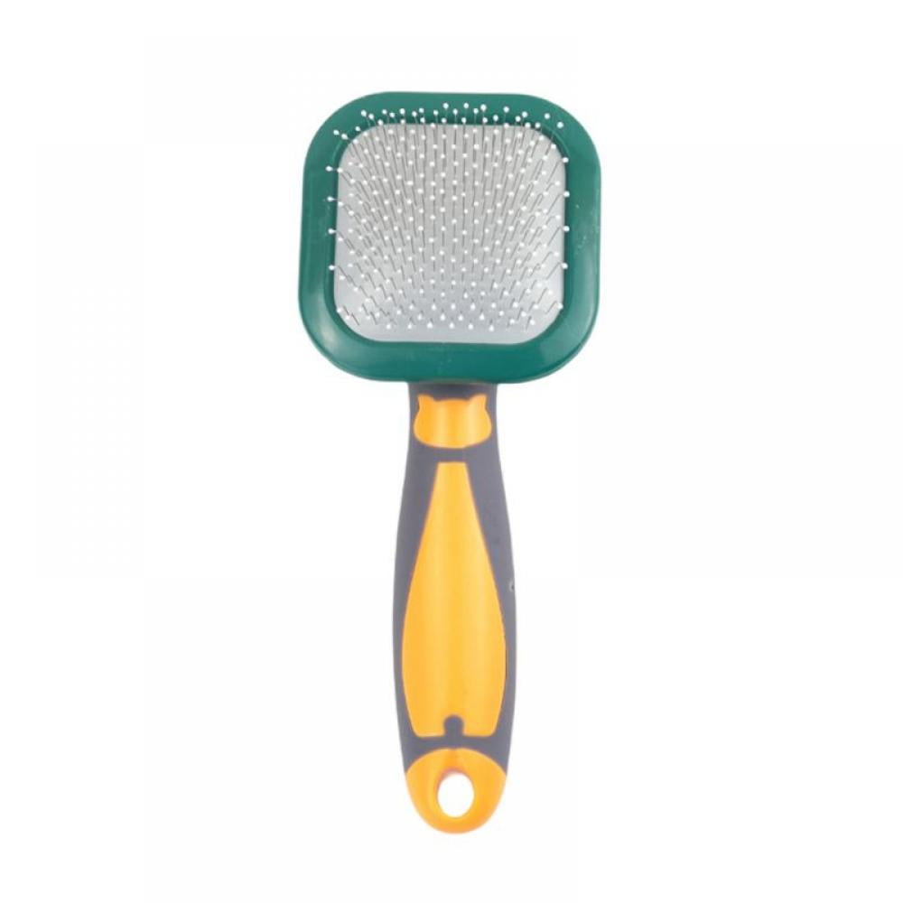 GOODLY Dog Brush Cleaning Pin Brush for Shedding Dog Hair Brush for