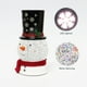 thumbnail image 4 of Decoración navideña para mesa, muñeco de nieve con luz LED que gira sobre el agua, funciona con pilas (no incluidas) (9,4" de alto x 5,5" de ancho x 4,8" de profundidad) de Moments in Time, 4 of 6