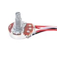 thumbnail image 3 of Kit de cableado para guitarra eléctrica, 1 volumen, 1 tono, 3 interruptores de palanca, conector de potenciómetros de 500k, 1 juego, 3 of 5