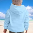 thumbnail image 3 of FAIWAD Hoodies for Teen Girls Boys Cute Oversized Trendy Long Sleeve Hooded Kids Casual Plain Sweatshirts Unisex Clothes, 3 of 6