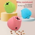 thumbnail image 4 of TPR Bite Resistant Leaky Food Ball For Dogs, Interactive IQ Training Toy, Teeth Grinding Chew Toy with Treat Dispensing, to Reduce Boredom and Anxiety, 4 of 7