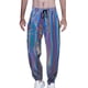 thumbnail image 4 of Pantalones reflectantes elásticos con cordones a la moda informal para hombre, pantalones fluorescentes de Hip Hop, pantalones deportivos nocturnos Pompotops oipoqjl42649, 4 of 9
