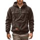 thumbnail image 1 of MHFRRA Sudadera Informal con Capucha y Mangas Raglán de Pana para Hombre, con Bolsillos con Cremallera, para Uso Diario En Otoño E Invierno Café, 1 of 4