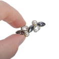 thumbnail image 3 of Unique Bargains 2 Pcs Shoelace Charms Faux Pearl Glass Diamonds Fashion Shoe Accessories Gold Tone Black, 3 of 5