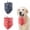 Blue+Red, variant on JANDEL 2 Pack Dog Bandana Small Pet Bib For Dog Cat Cotton Ties Collar Scarf Puppy Bandage Grooming Costume Pet Accessories