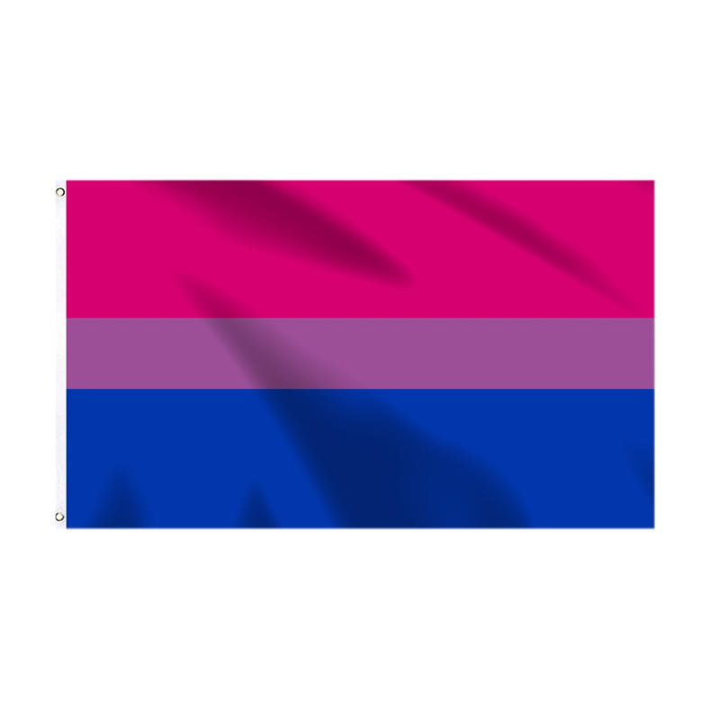 5ftx3ft Storm&Lighthouse Flags Bi-Pride Bisexual Gay Pride Flag
