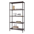 thumbnail image 2 of TRINITY 36"W x 14"D x 72"H 5-Shelf Slat Shelving Unit, 1750 lb Capacity, Dark Bronze, 2 of 5