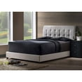 thumbnail image 4 of Hillsdale Furniture Lusso Faux Leather Upholstered Panel Full Bed, Black, 4 of 10