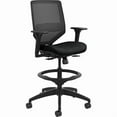 thumbnail image 2 of HON SVSM1ALC10T Solve Series 300 lbs. Capacity 23 in. to 33 in. Seat Height Mesh Back Task Stool - Ink Sea/Black, 2 of 3