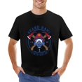 thumbnail image 7 of Firefighter Zippy Men's Cotton Short Sleeve HD Print Tee for Casual T-Shirt Crew Neck Top Black 3XL, 7 of 7
