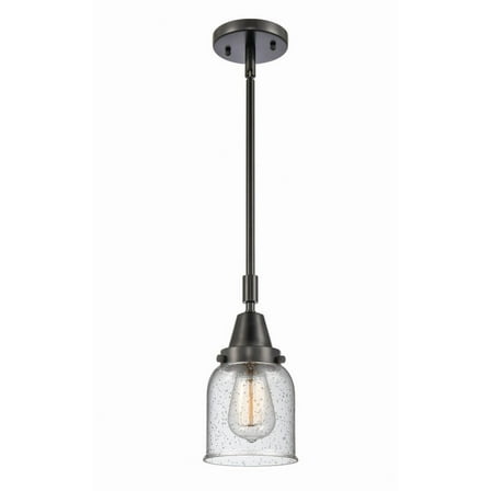 Innovations Lighting - Bell - 1 Light Stem Hung Mini Pendant In Industrial