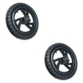 thumbnail image 2 of yotijay 1 Pair Balance Bike Replacement Wheels Lightweight Black Non Inflatable Training Triangular Wheel Hub, 2 of 8
