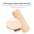 thumbnail image 4 of SSD Copper Heat Sink, Precise High Thermal Conductivity Prevent Burrs M.2 2280 SSD Copper Heat Sink  For PC, 4 of 8