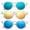 3 Pack Green, Pink & Blue, variant on 3 Pack Metal Round Frame with EyeBow Fashion Sunglasses for Women, Flashi Mirror Lens , Green, Pink & Purple