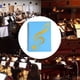 thumbnail image 5 of Desiderio 1 carpeta de música de 30 páginas (puede caber 60 hojas) Carpeta de música A4 Libro de partituras de piano, Azul, 5 of 5