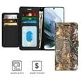 thumbnail image 3 of CoverON For Samsung Galaxy S21 FE Wallet Case, RFID Blocking Vegan Leather 6x Card Slot Holder Cover Flip Folio Phone Pouch, Camo, 3 of 7