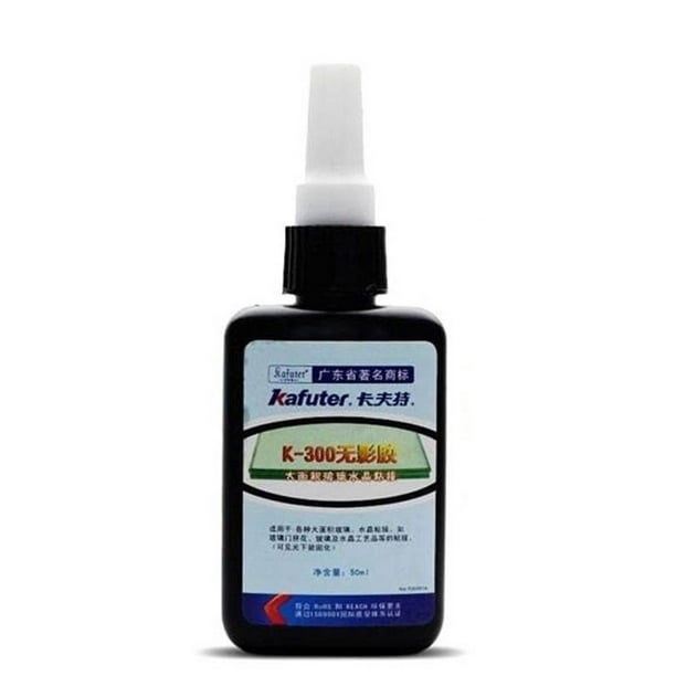 50ML K300 UV Glue Curing Adhesive Transparent Crystal Glass Bonding
