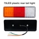 thumbnail image 5 of Speravity Luz trasera de camión Rectangular, portátil, desmontable, Universal, reemplazo de 3 colores, 6000K, lámpara de luz trasera de advertencia Bombillas para automóviles 12V Speravity VI017701-01, 5 of 6