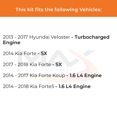 thumbnail image 2 of MAX Advanced Brakes - Front Brake Kit For 2014-2018 Kia Forte| Carbon Ceramic Brake Pad and Rotor Kit| Cross-Drilled Brake Rotors, 2 of 9